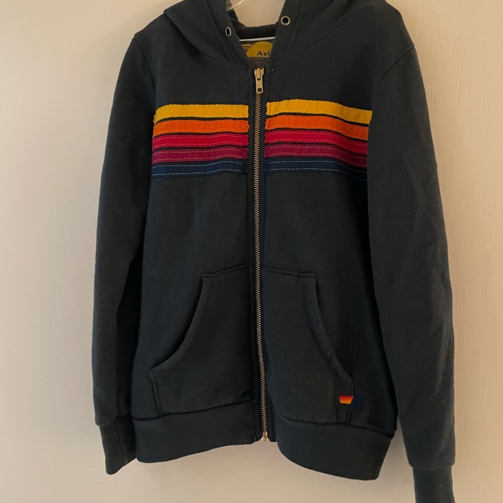 Aviator Nation Kids 5 Stripe Hoodie